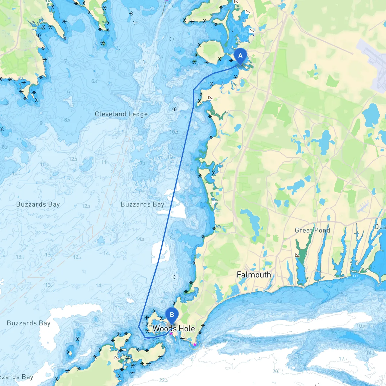 Falmouth to Woods Hole