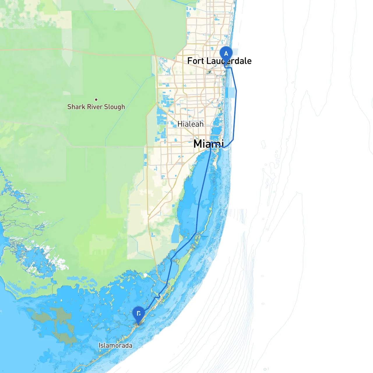 Fort Lauderdale to Tavernier