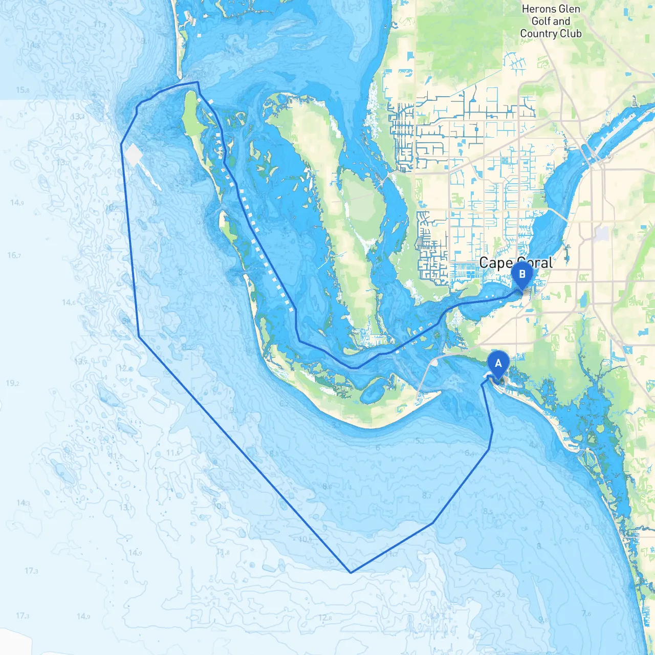 Fort Myers Beach to Fort Myers