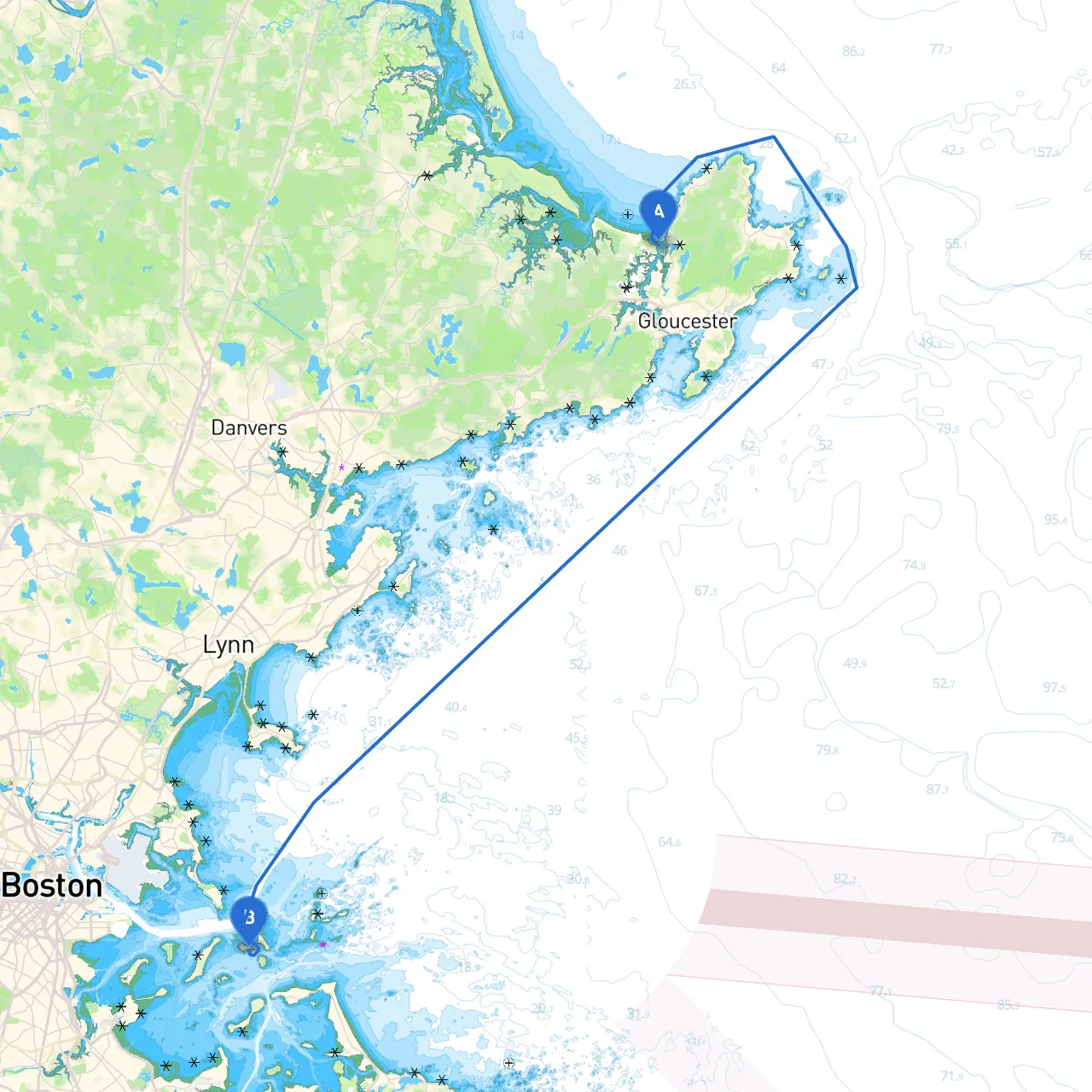 Gloucester to Boston