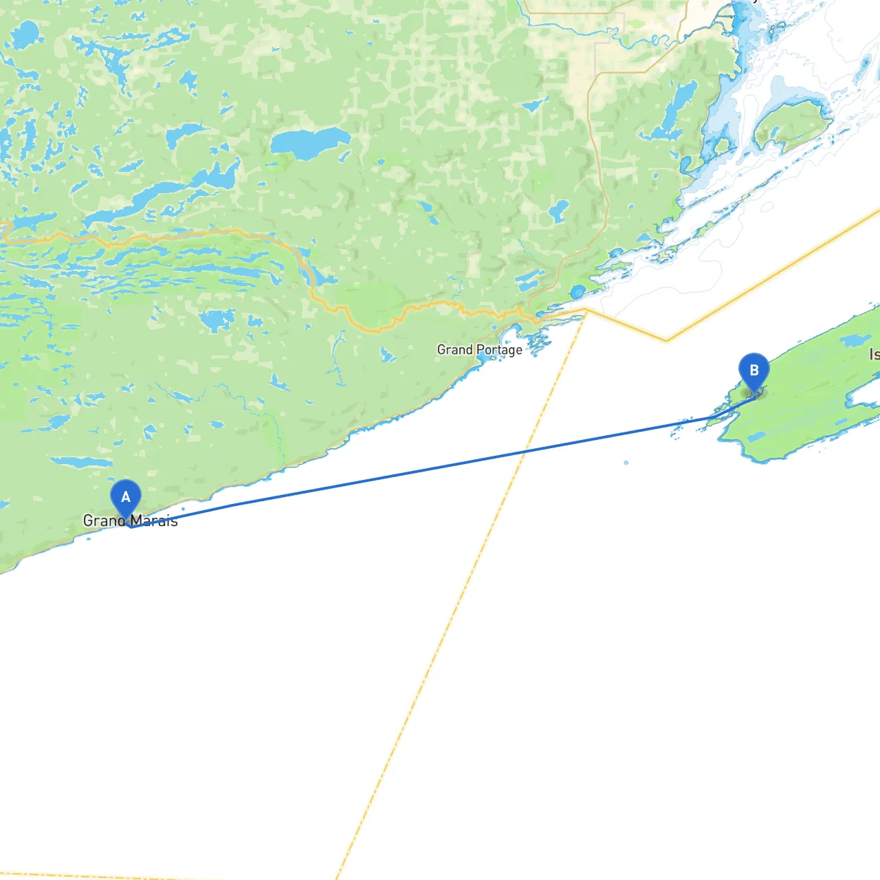 Grand Marais to Isle Royale