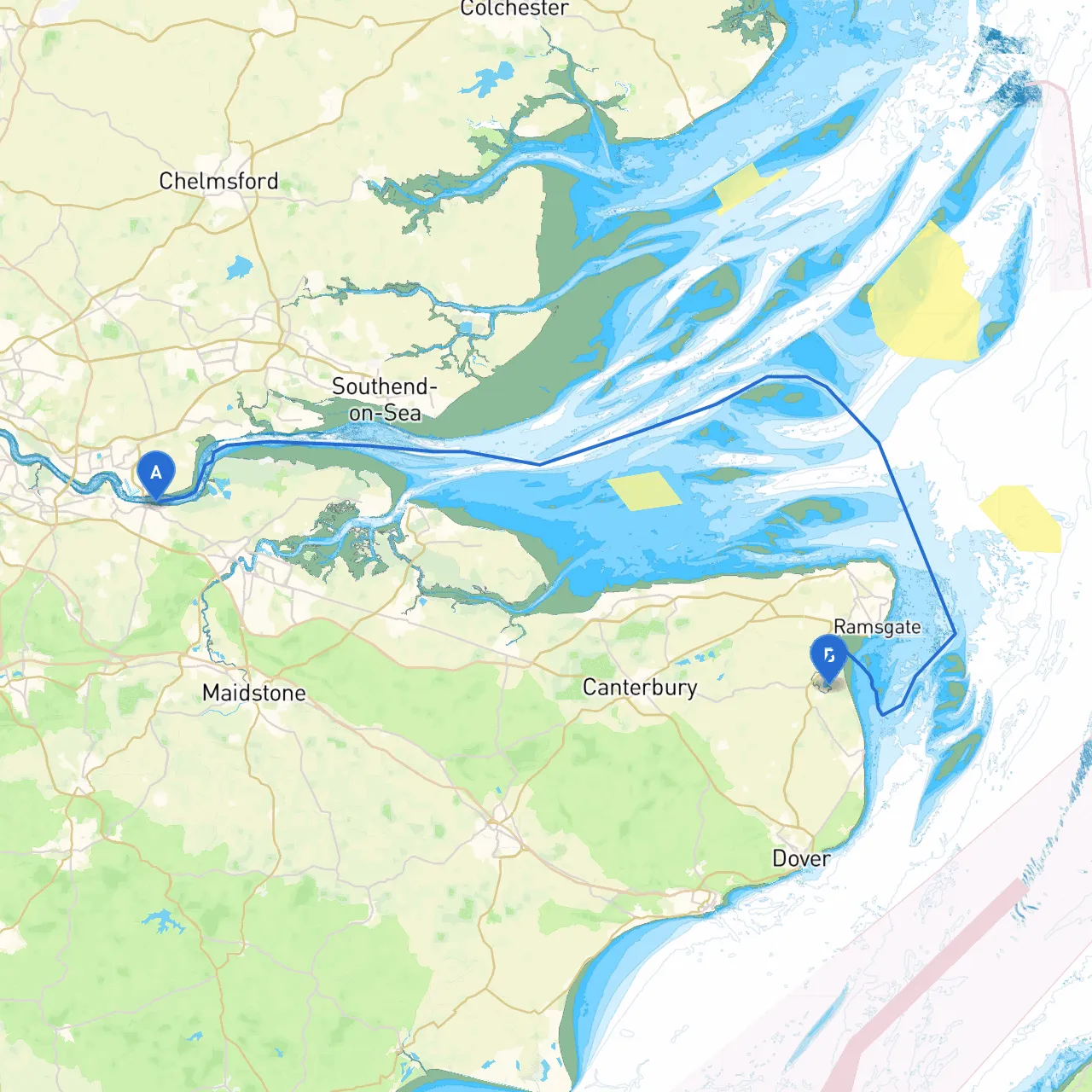 Gravesend to Sandwich