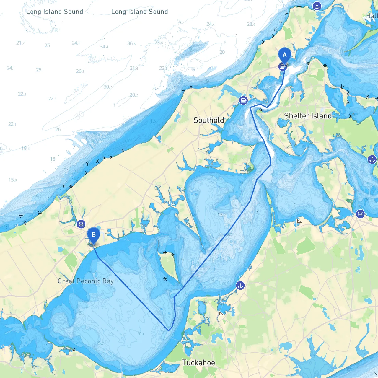 Greenport to Mattituck