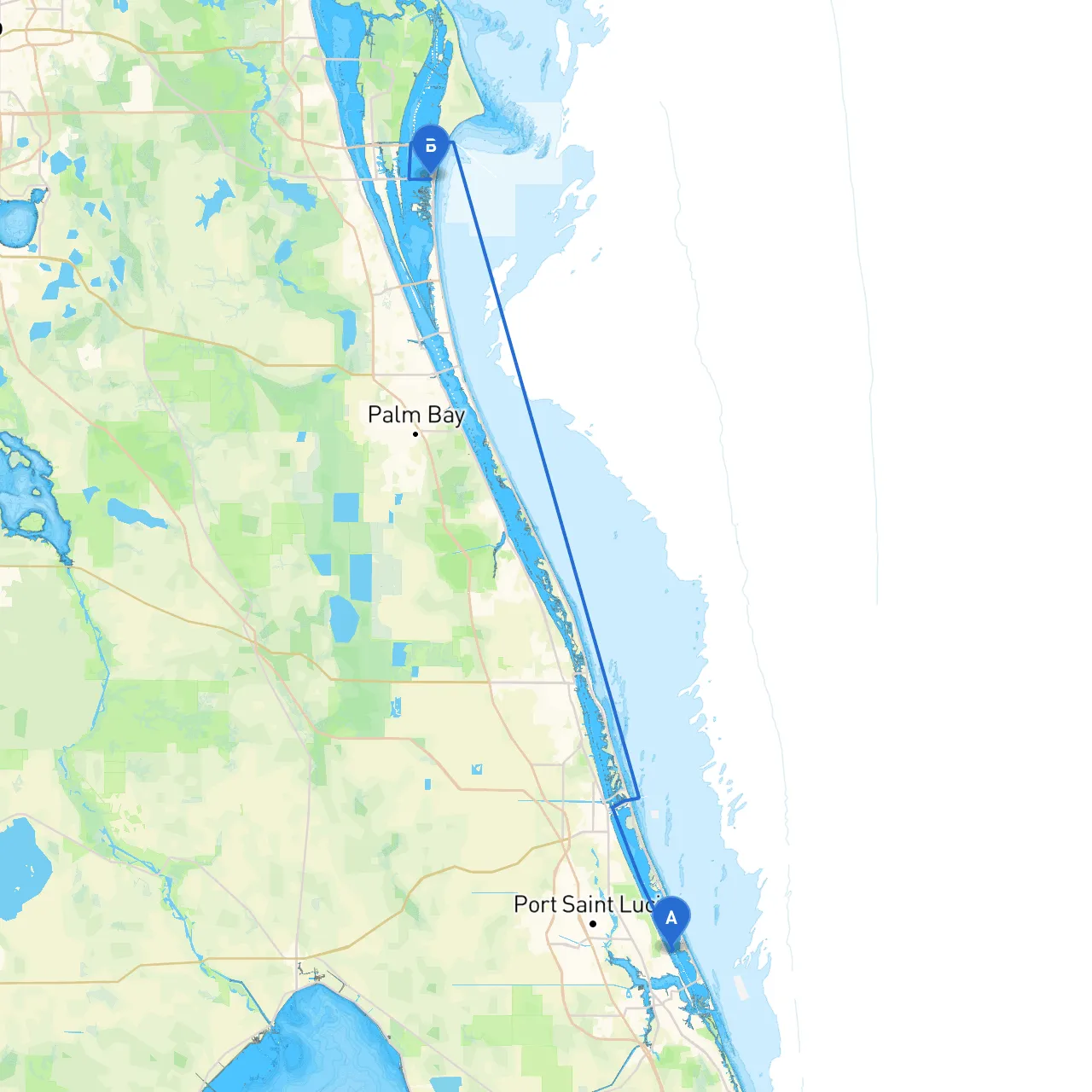 Jensen Beach to Cocoa Beach