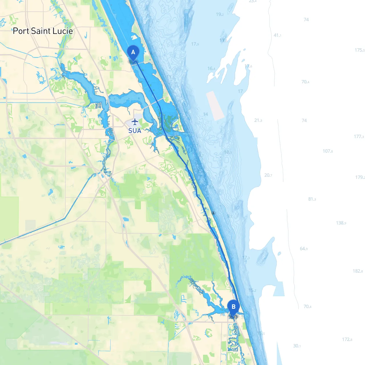 Jensen Beach to Jupiter