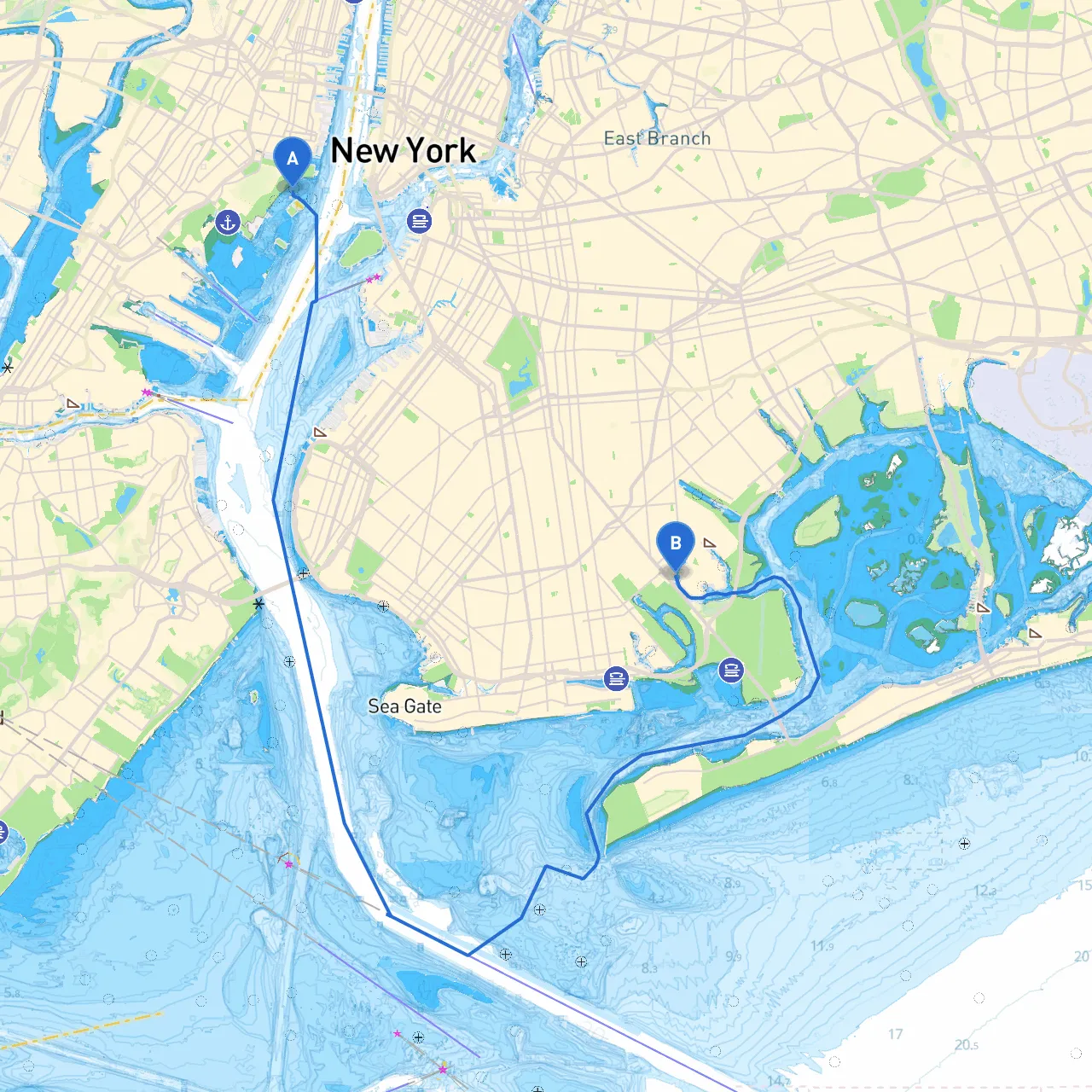 Jersey City to Brooklyn