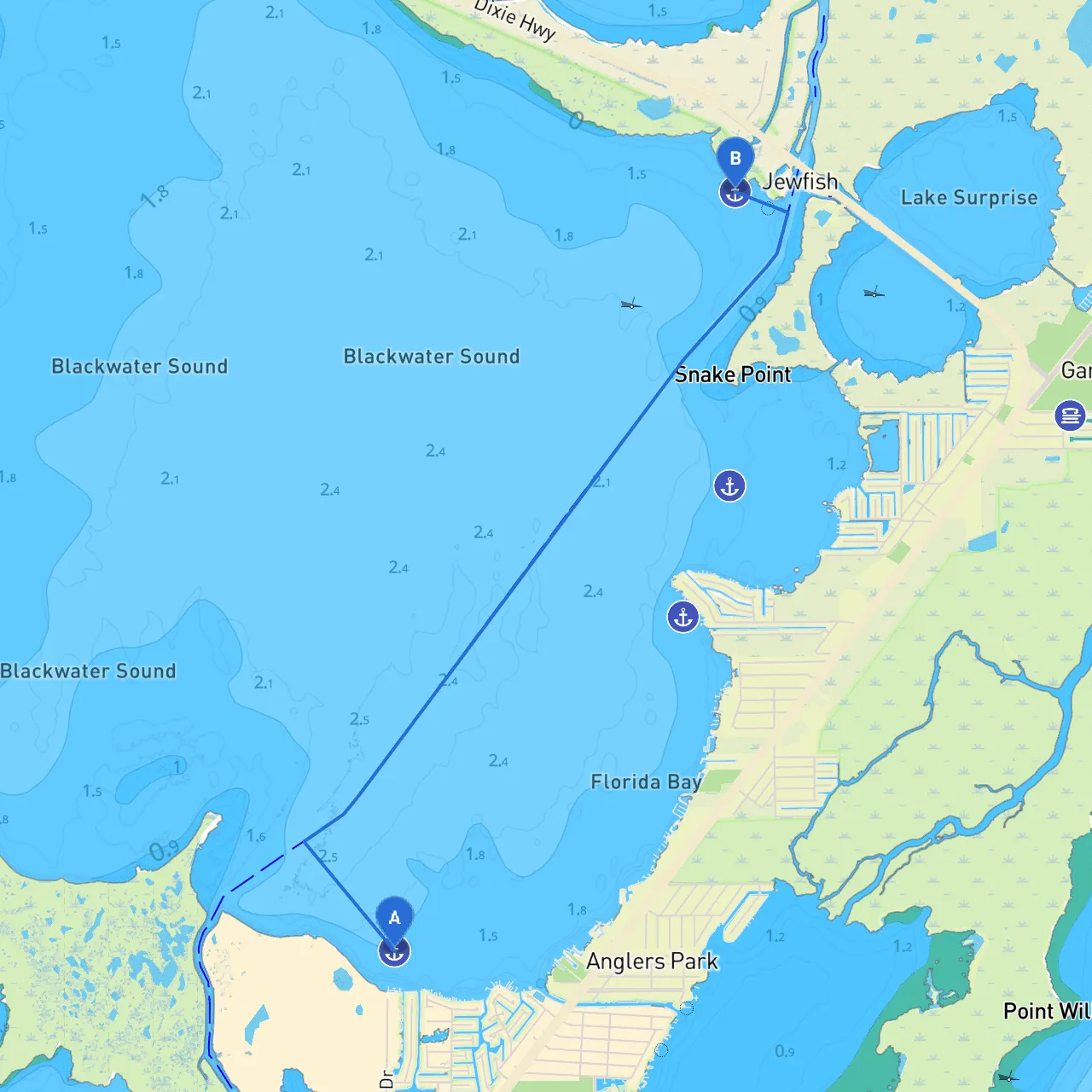 Key Largo to Key Largo