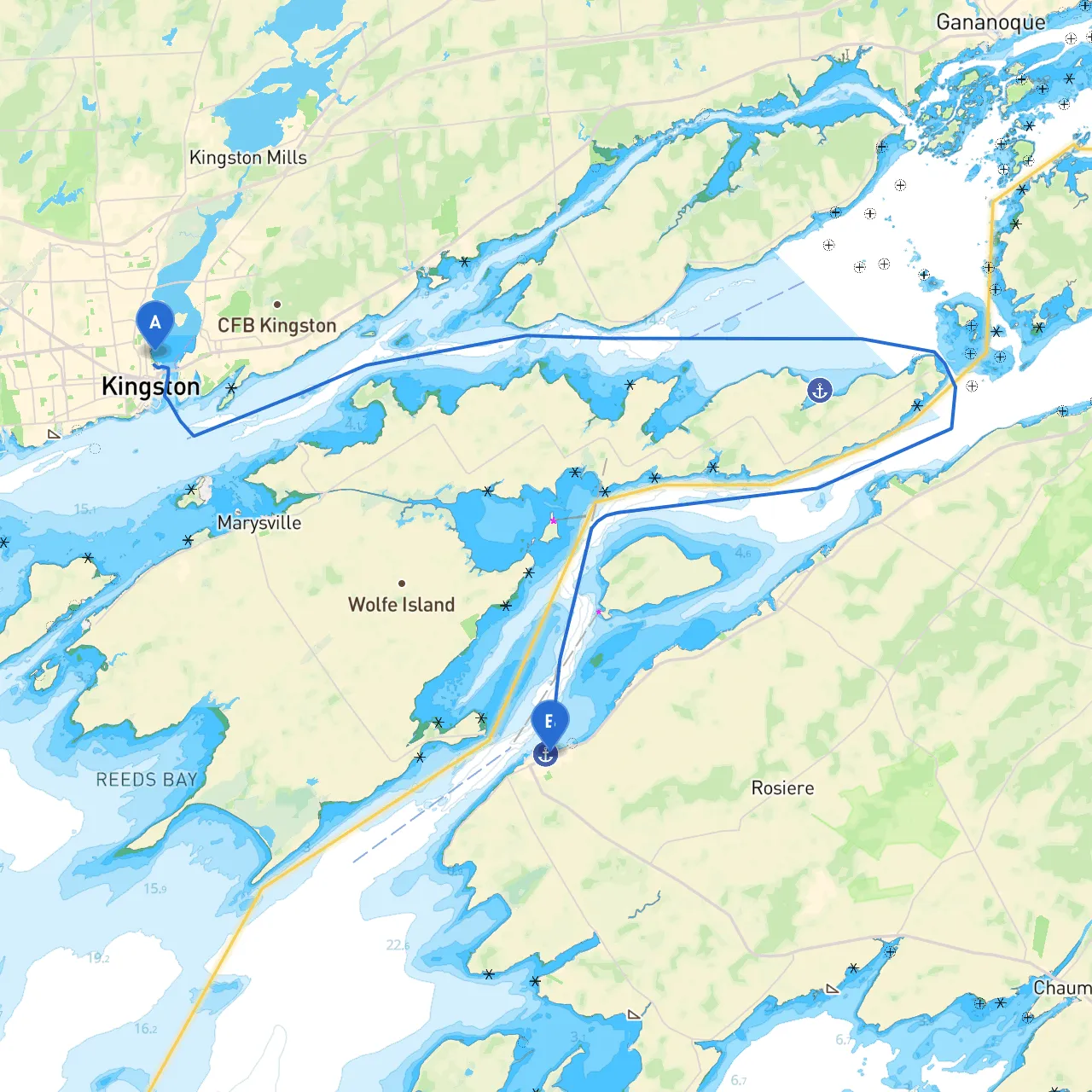 Kingston to Cape Vincent