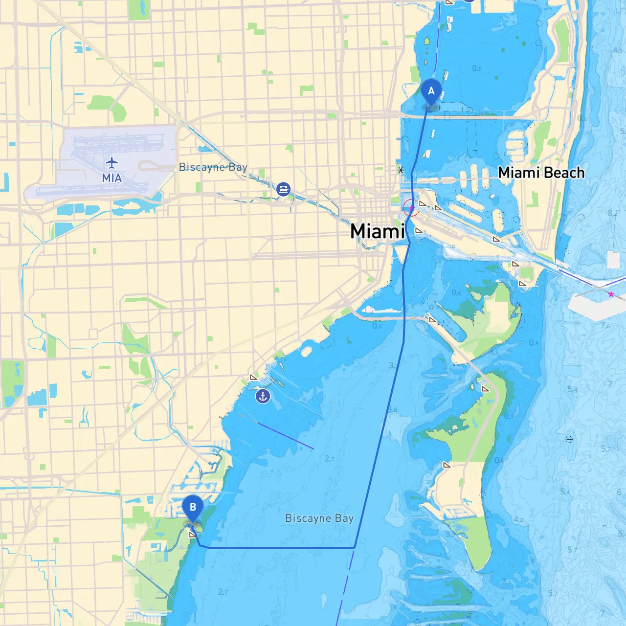 Miami to Coral Gables