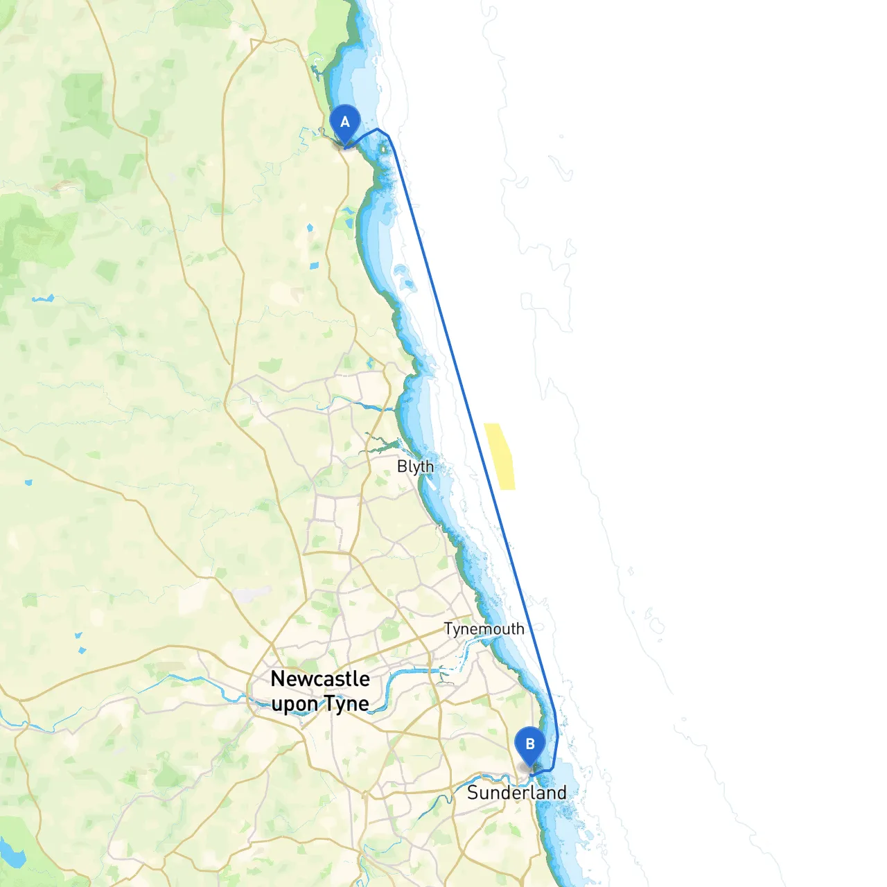 Morpeth to Sunderland