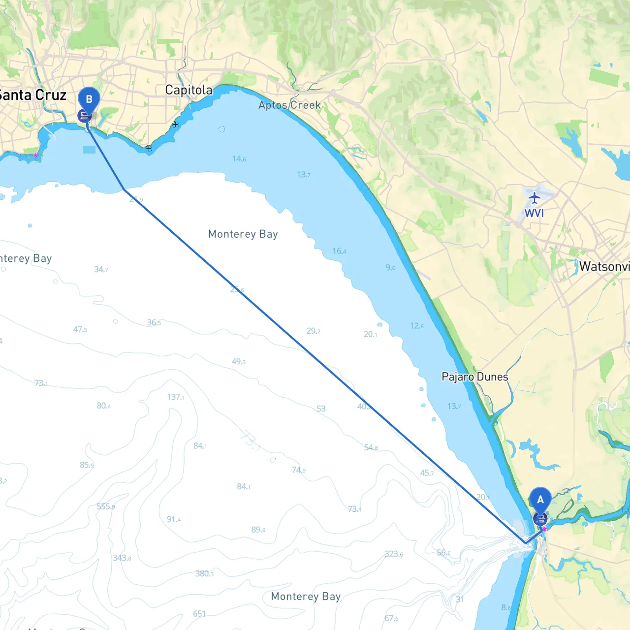 Moss Landing to Santa Cruz