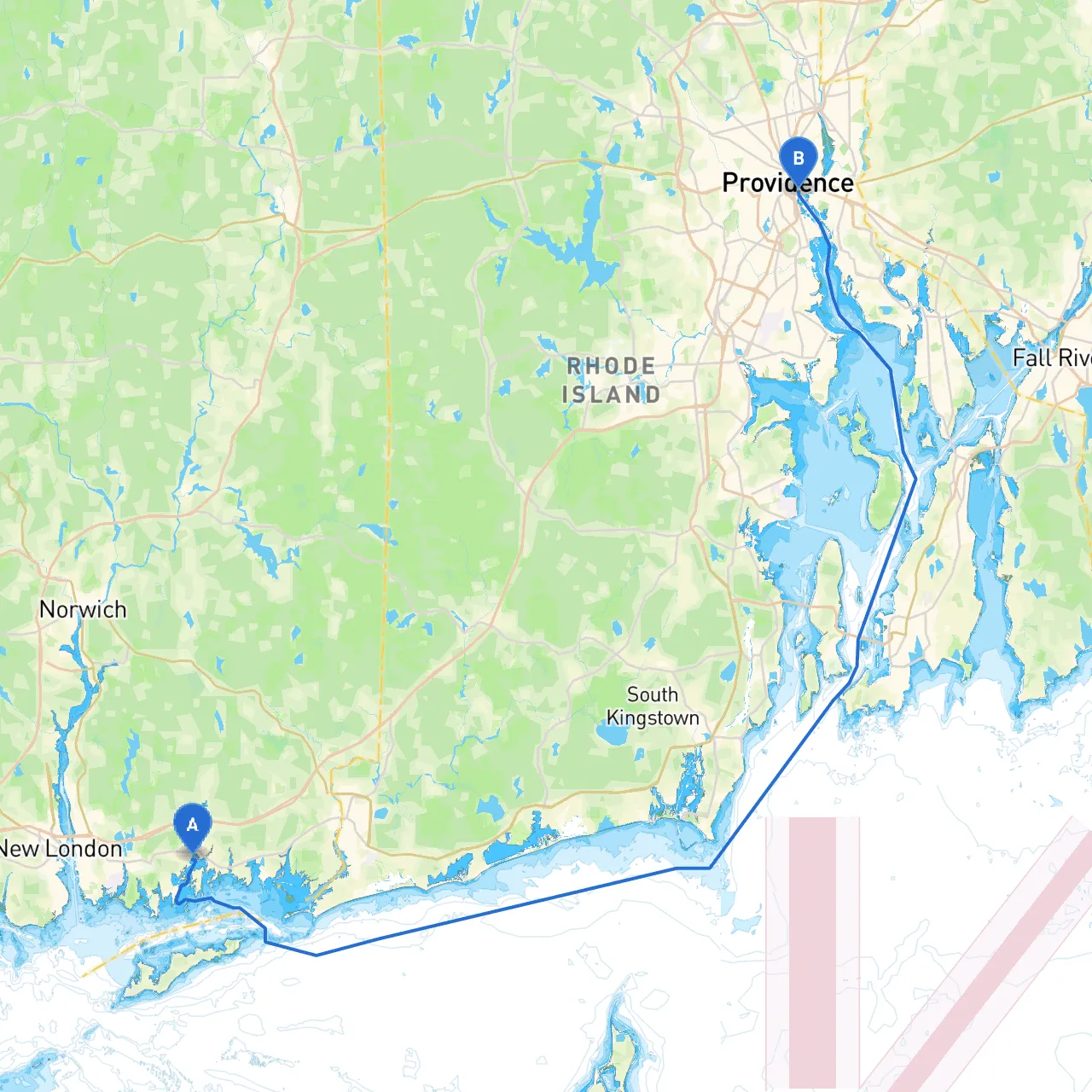 Mystic to Providence