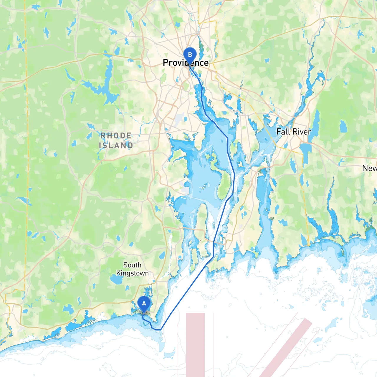 Narragansett to Providence