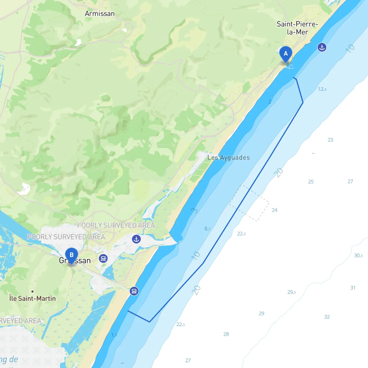 Narbonne to Gruissan