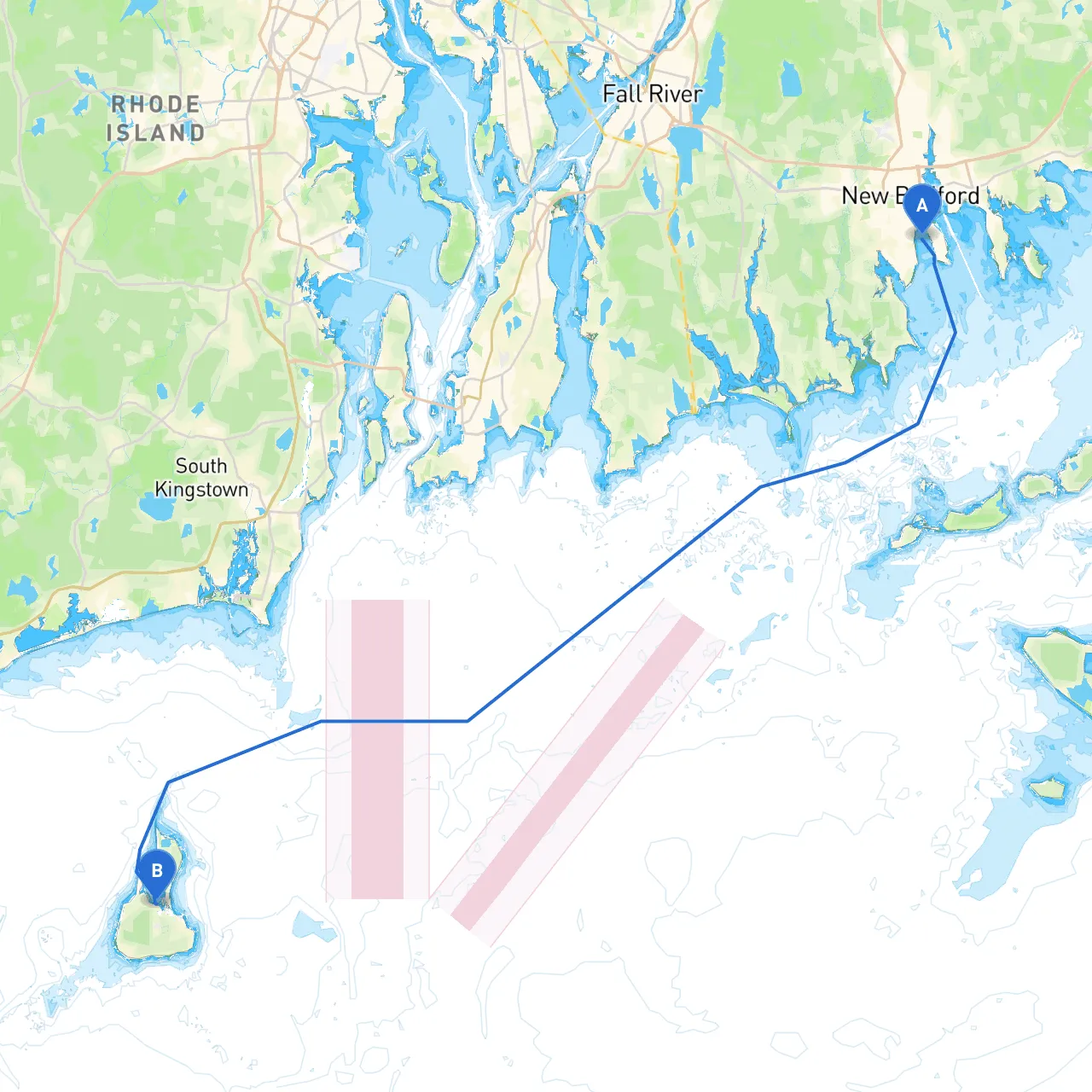 New Bedford to Block island