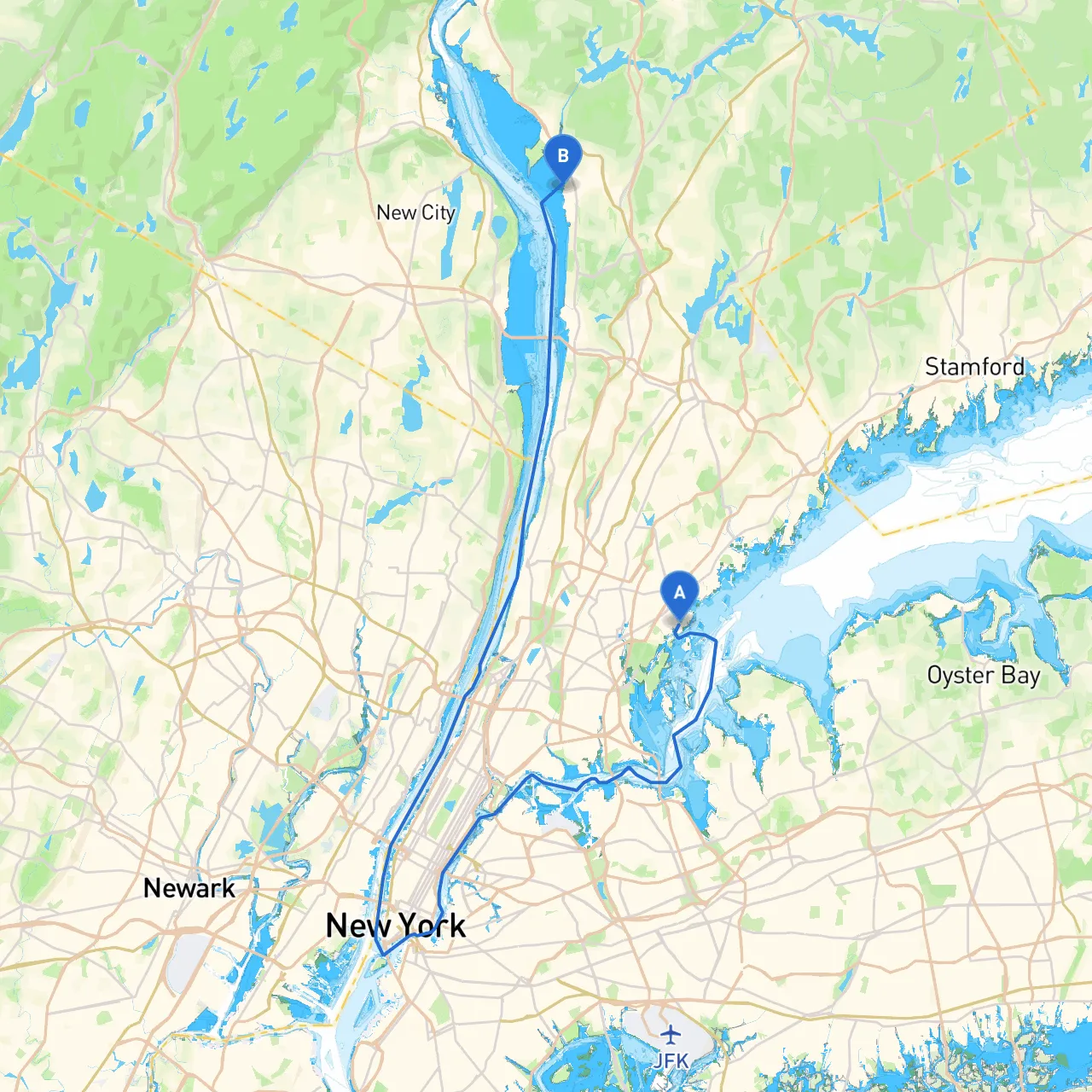 New Rochelle to Ossining
