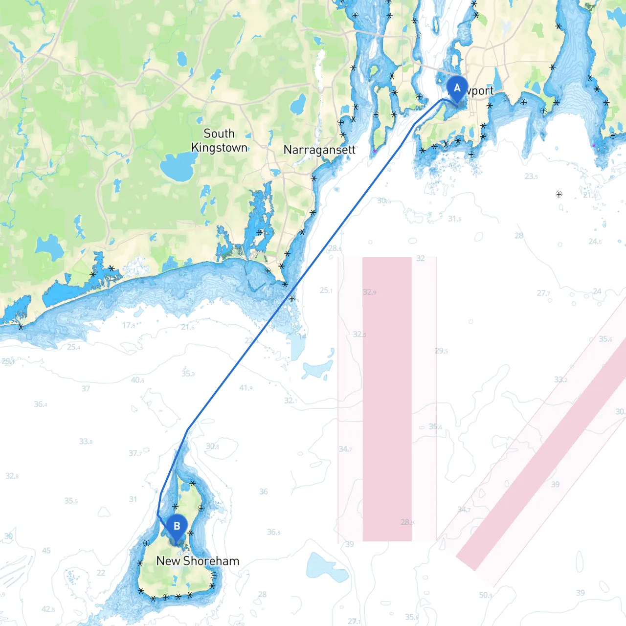 Newport to Block island