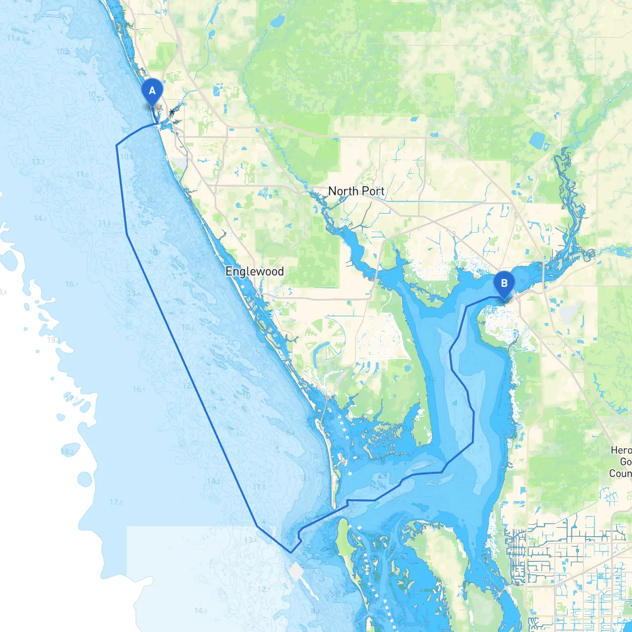 Nokomis to Punta Gorda