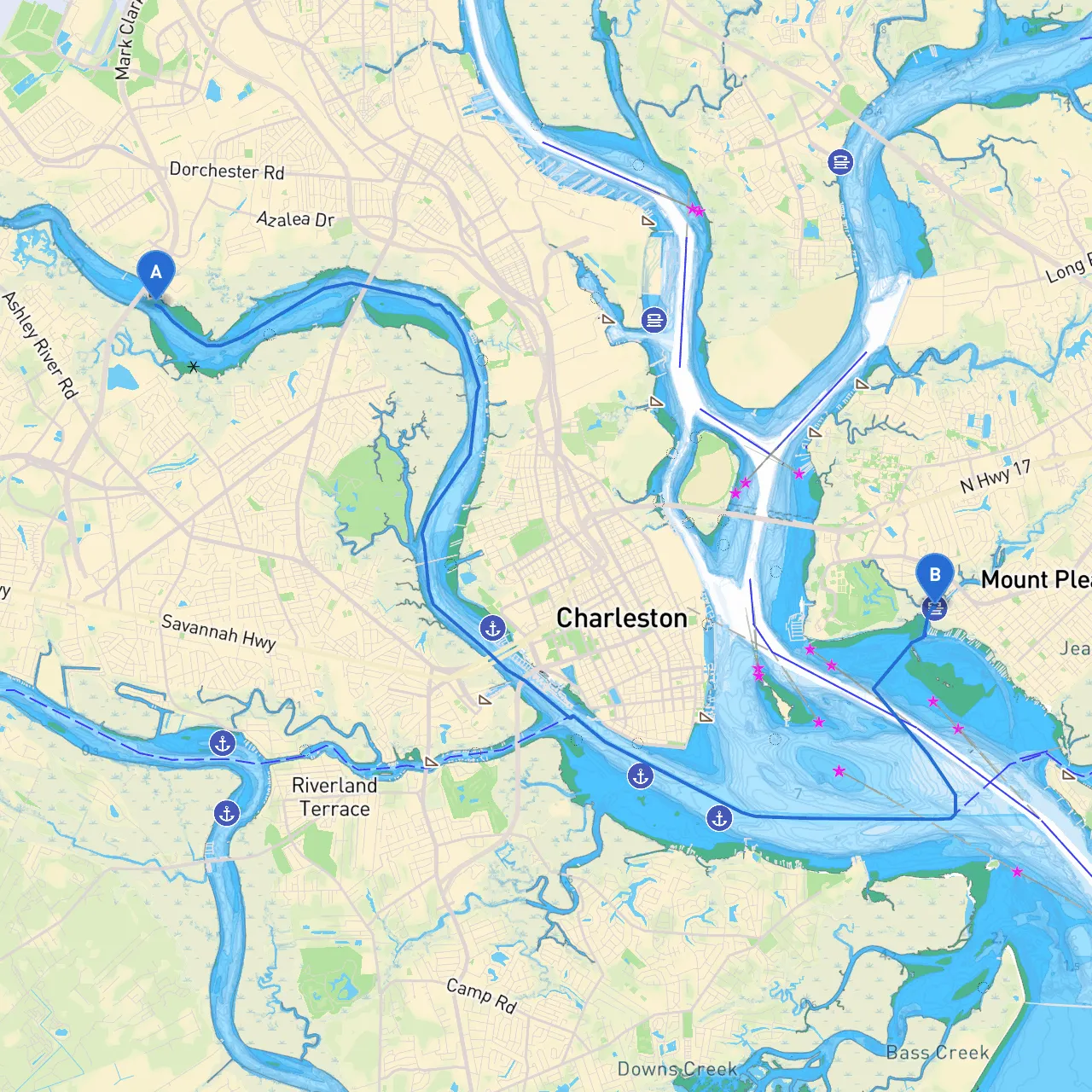 North Charleston to Mt. Pleasant