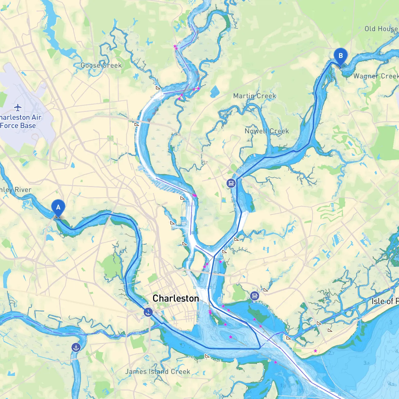 North Charleston to Mount Pleasant