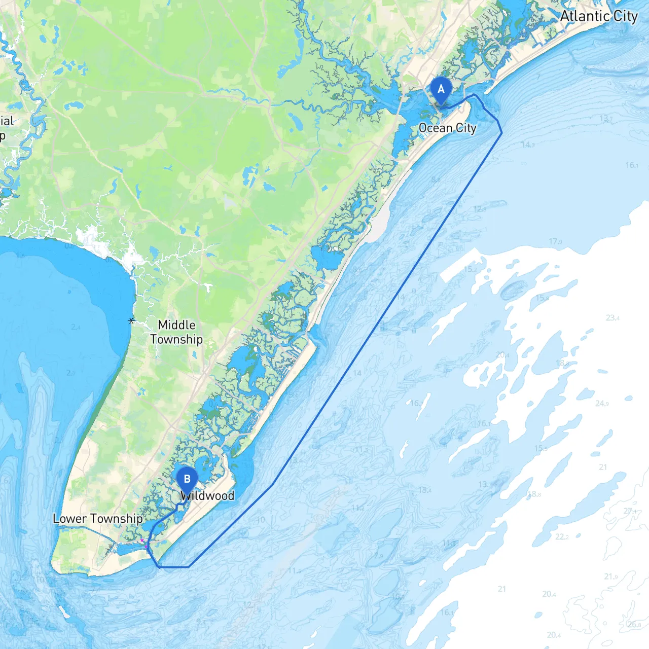 Ocean City to Wildwood