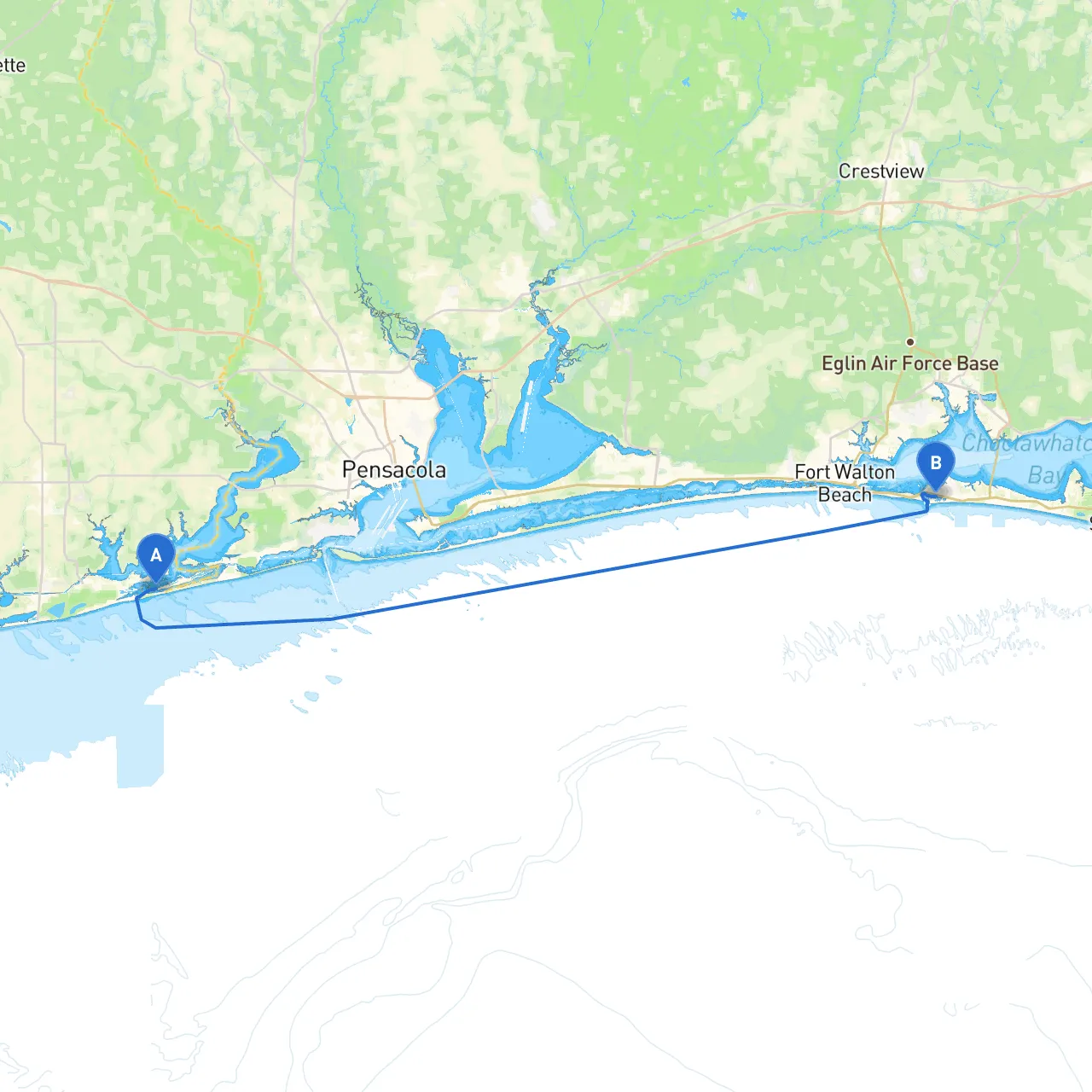 Orange Beach to Destin
