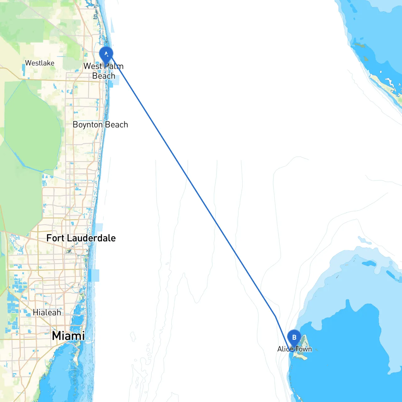 Palm Beach to Bimini