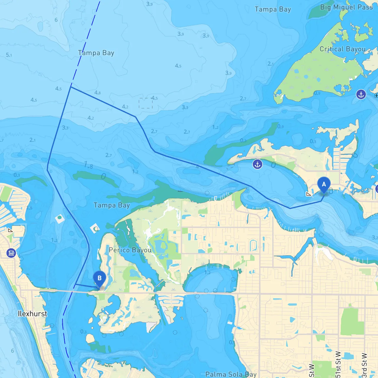 Palmetto to Bradenton