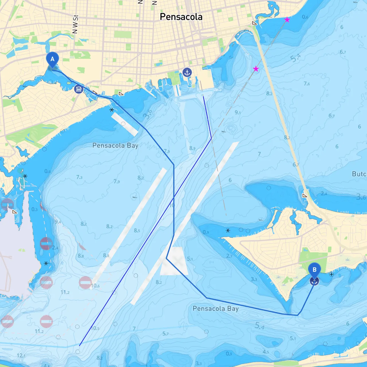 Pensacola to Gulf Breeze