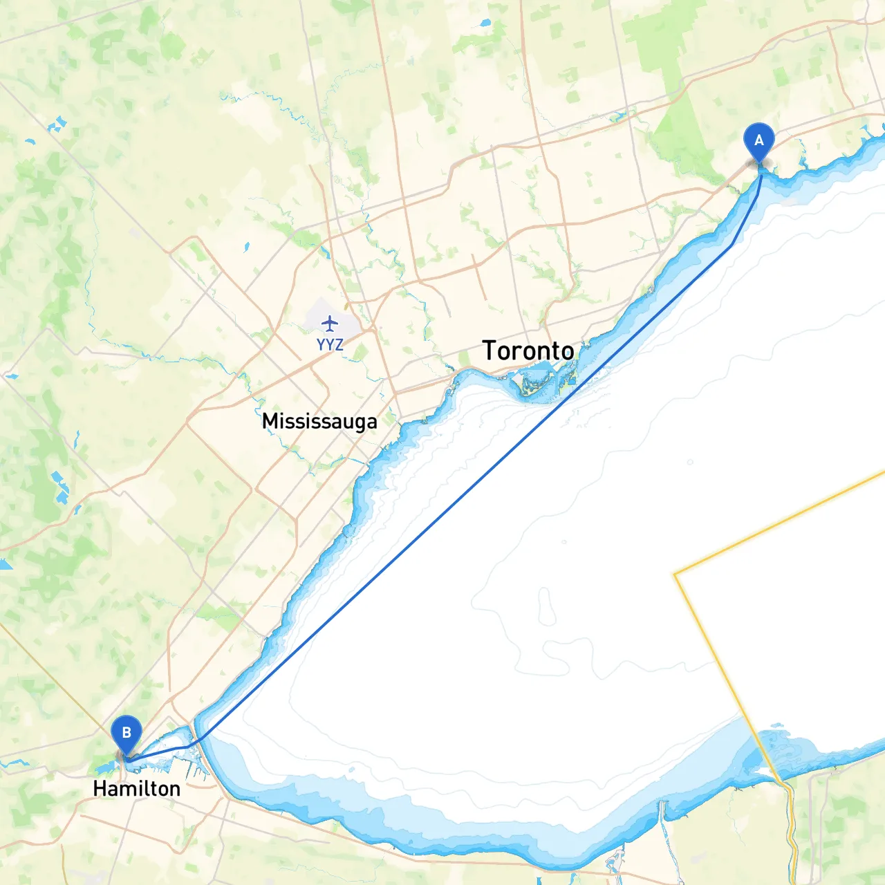 Pickering to Hamilton