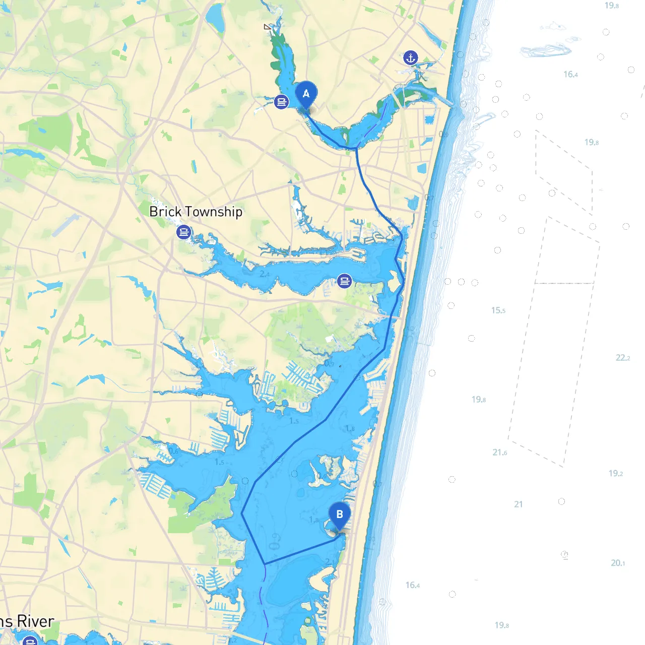 Point Pleasant to Lavallette