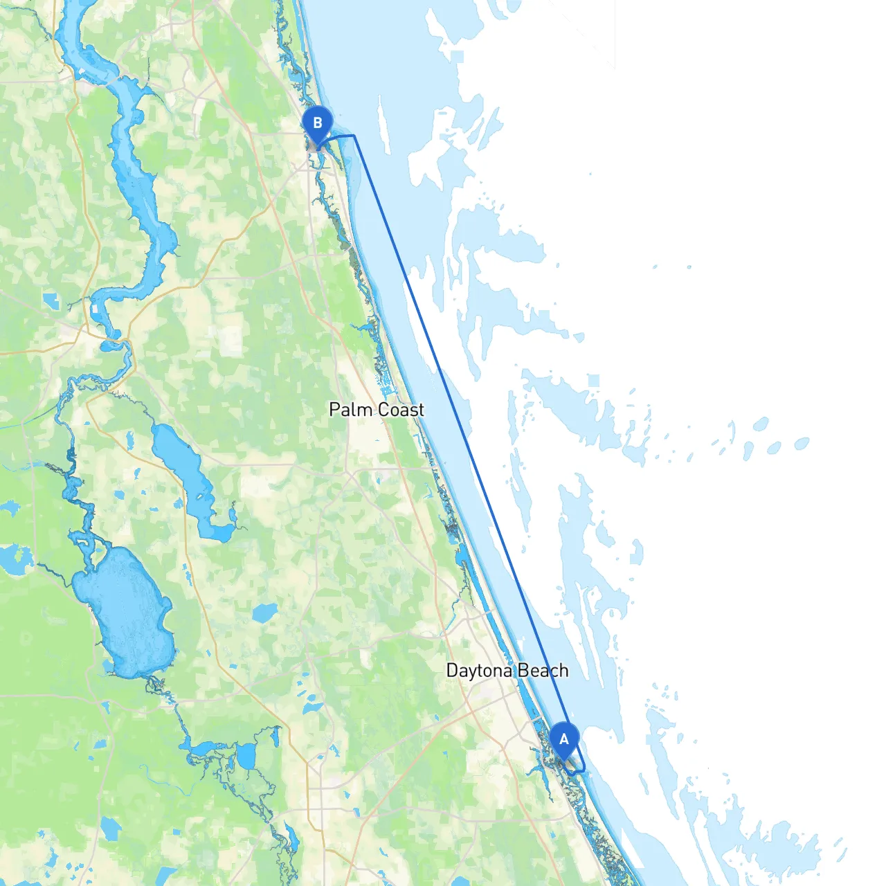 Ponce Inlet to St Augustine