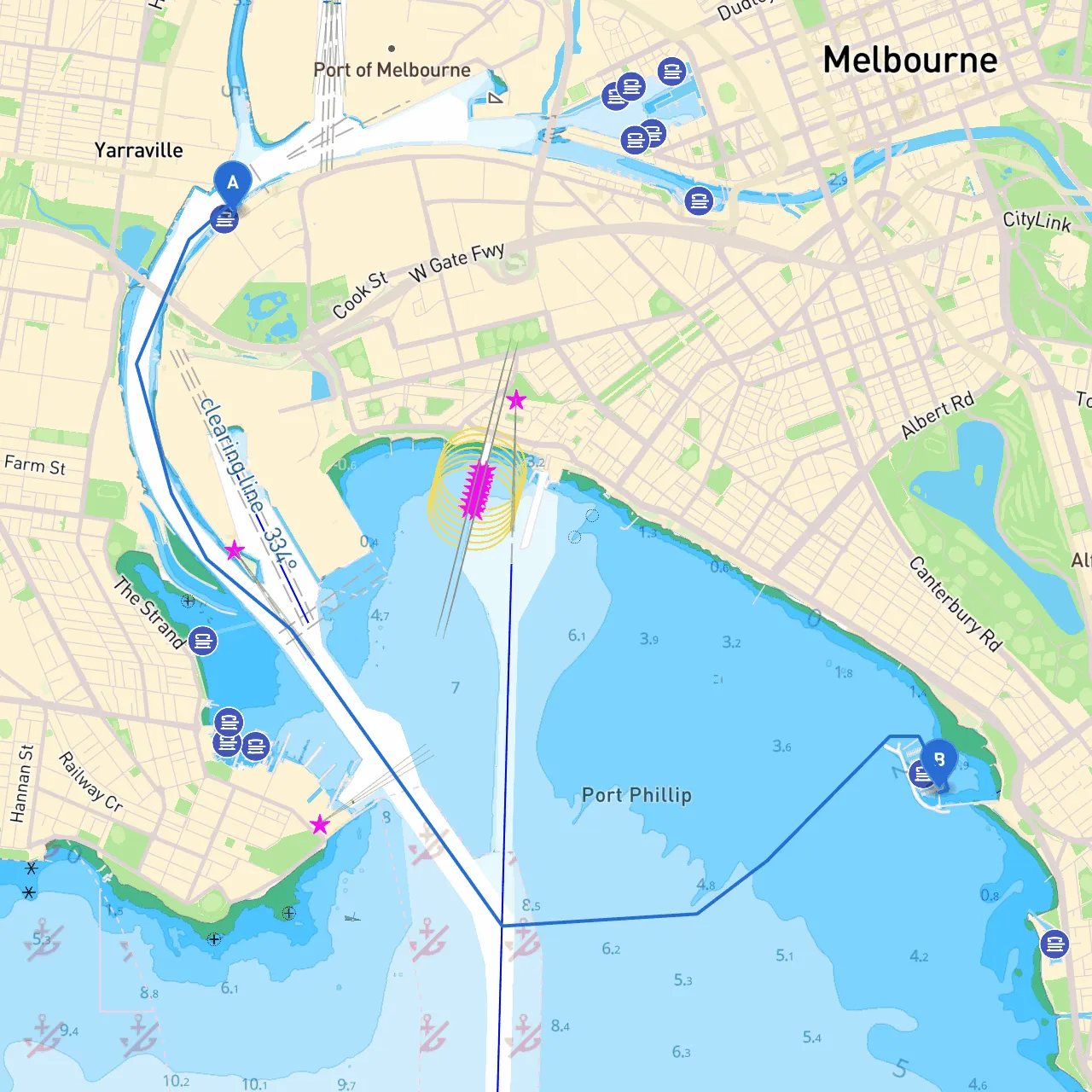 Port Melbourne to St Kilda