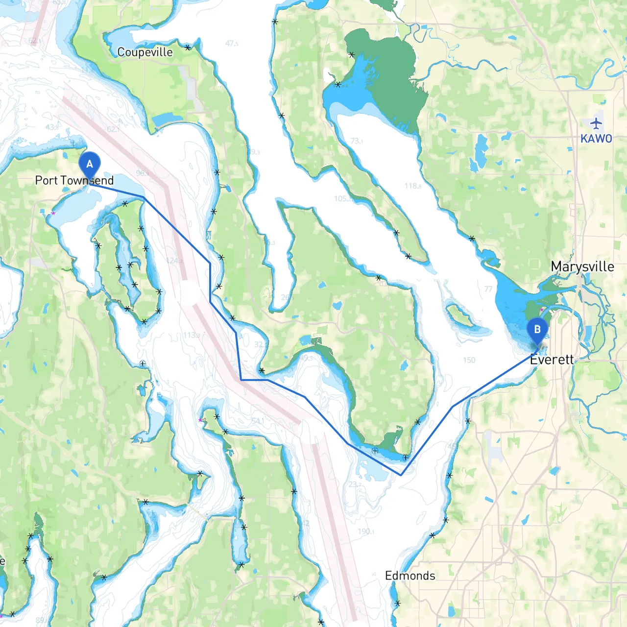 Port Townsend to Everett