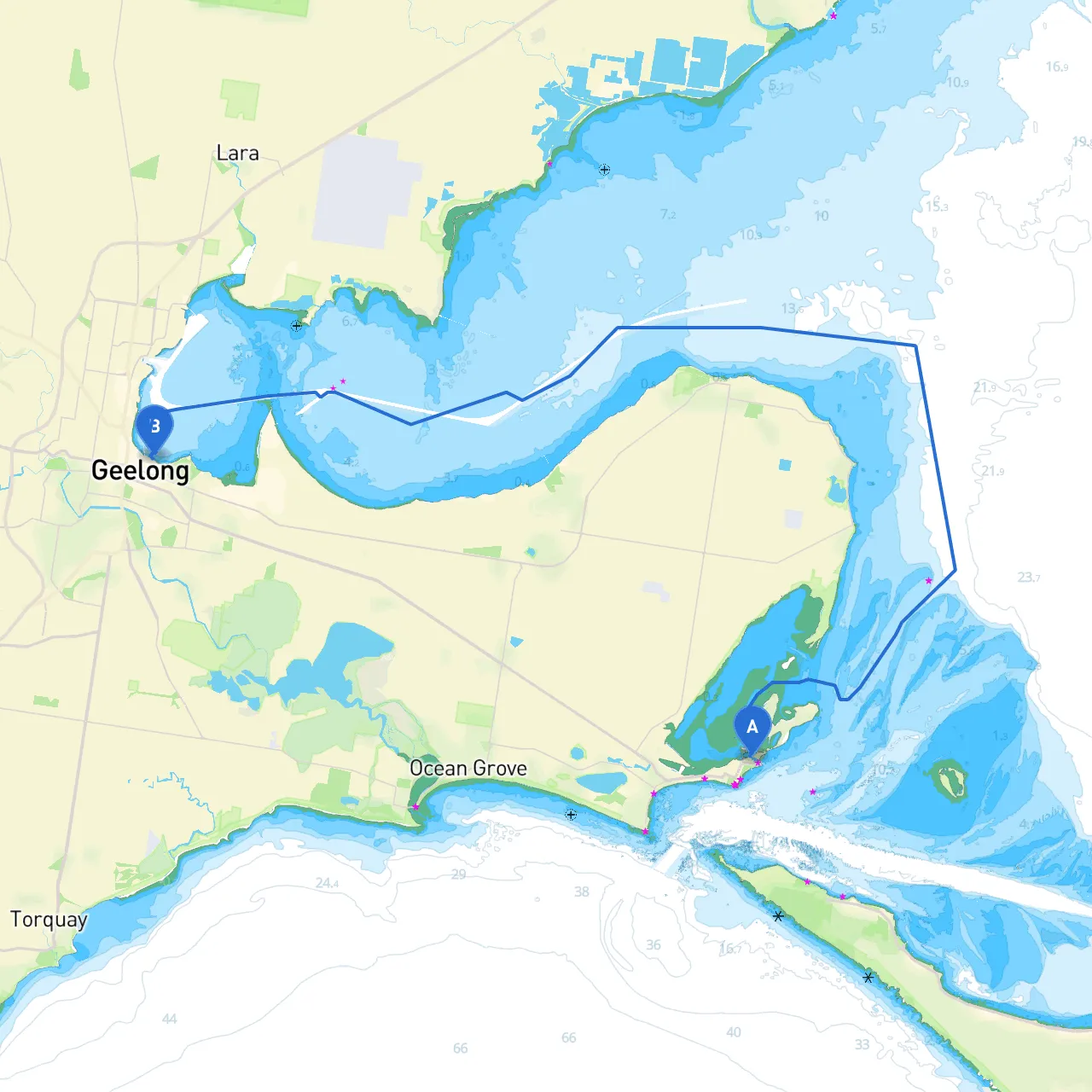 Queenscliff to Geelong