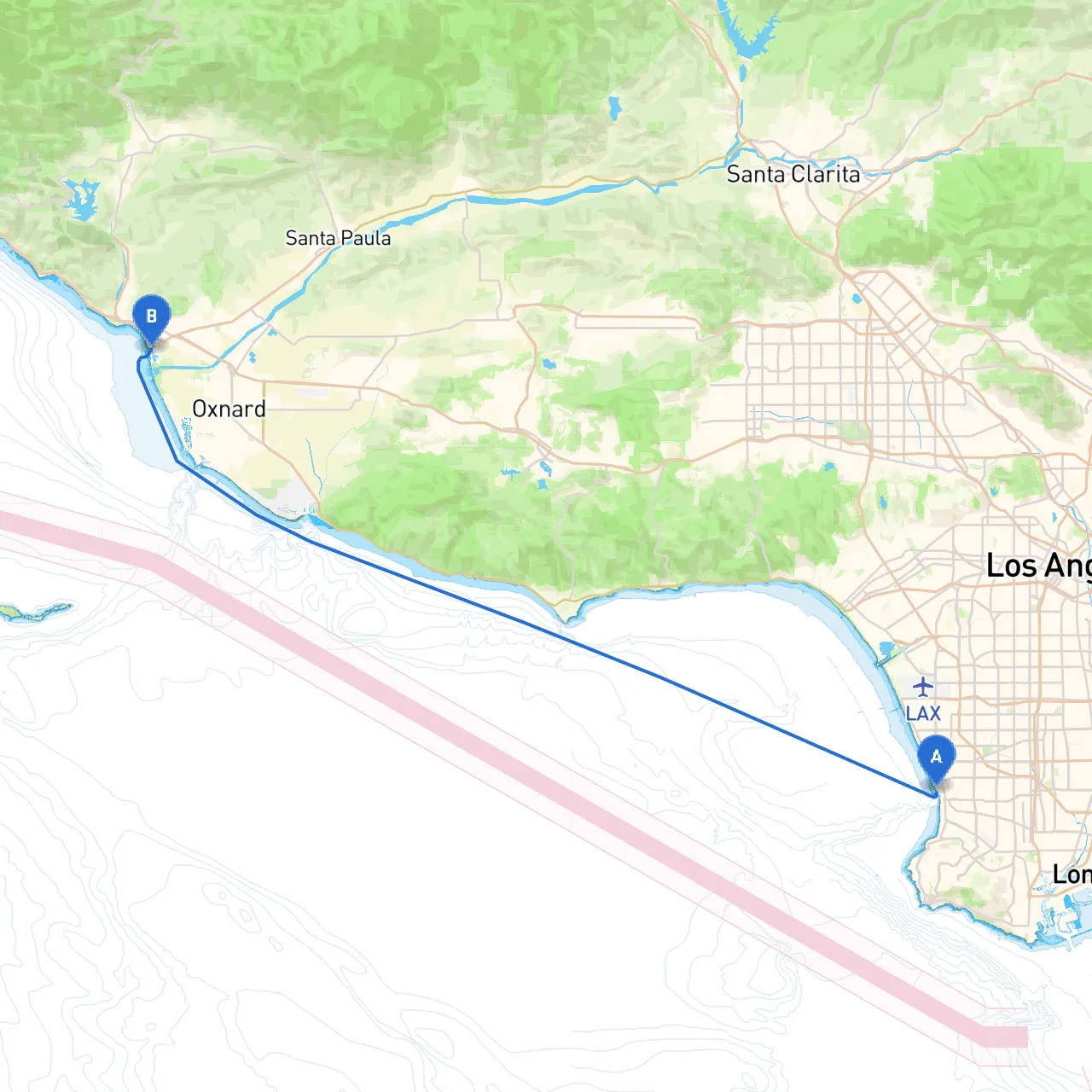 Redondo Beach to Ventura