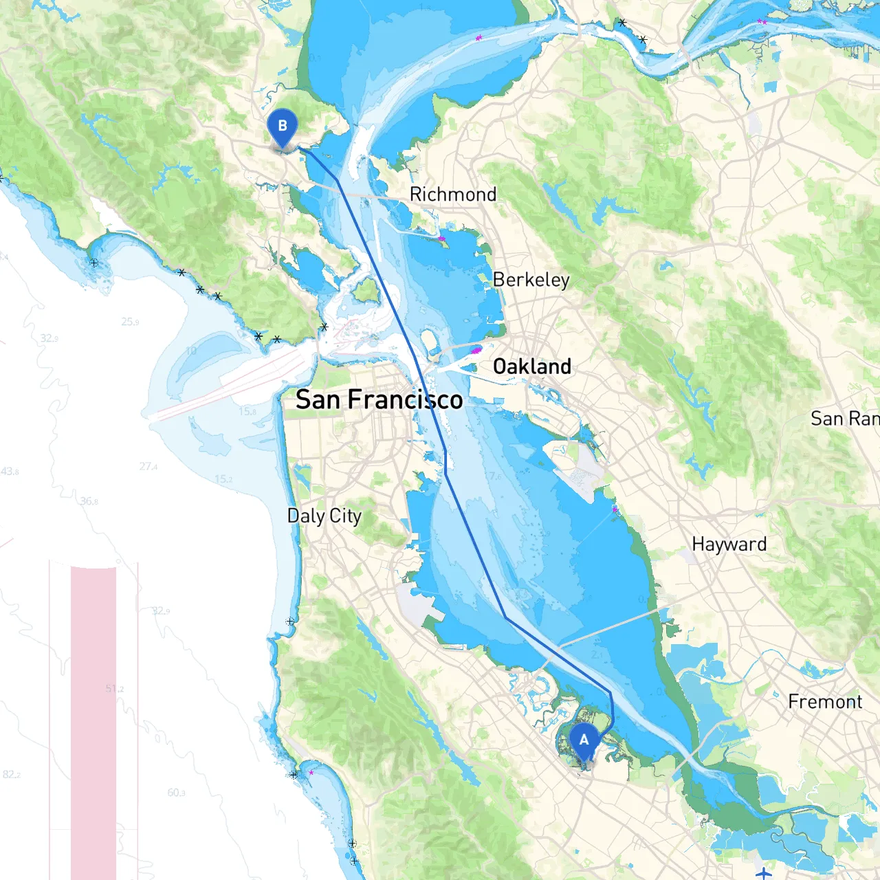 Redwood City to San Rafael