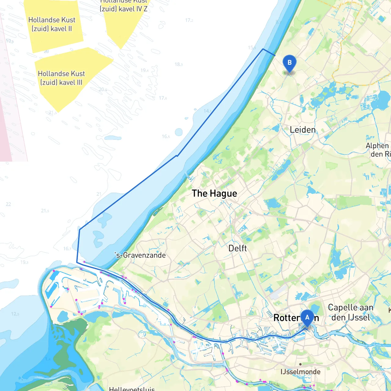 Rotterdam to Noordwijk