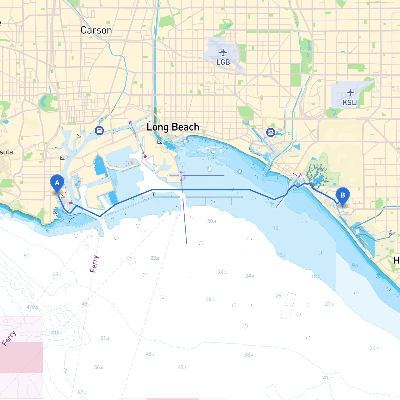 San Pedro to Huntington Beach