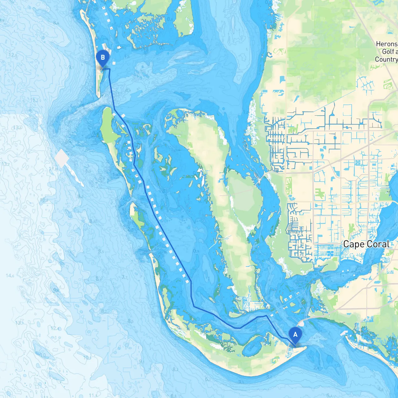 Sanibel to Boca Grande