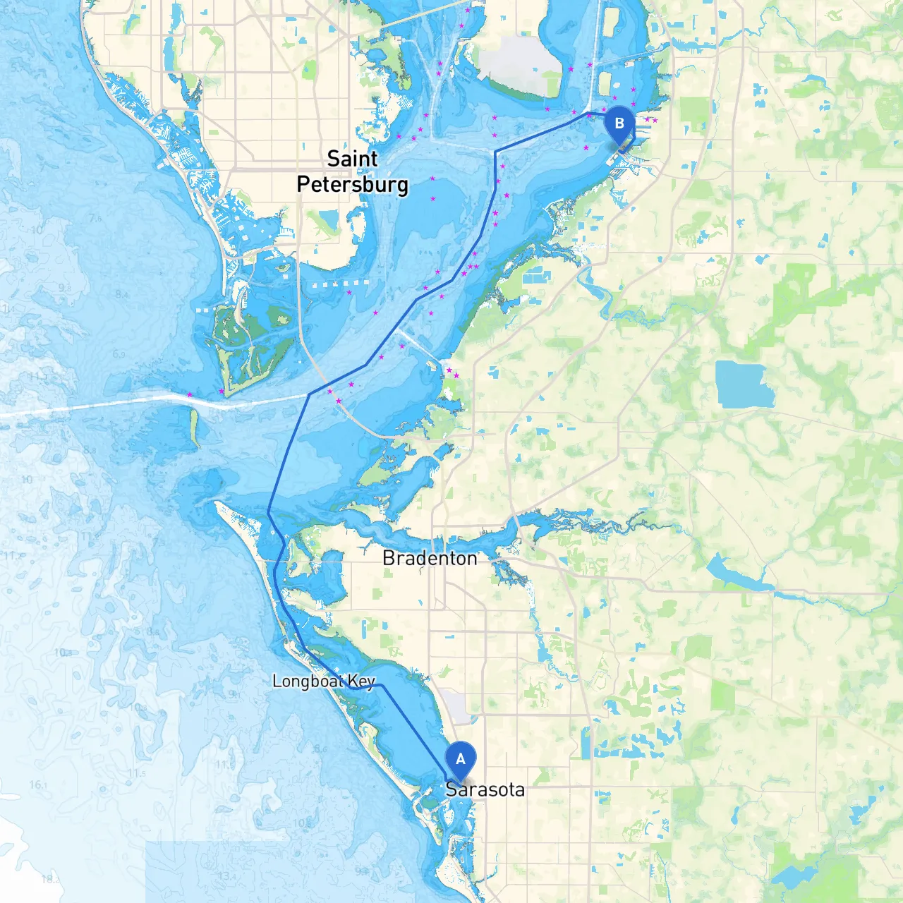 Sarasota to Apollo Beach