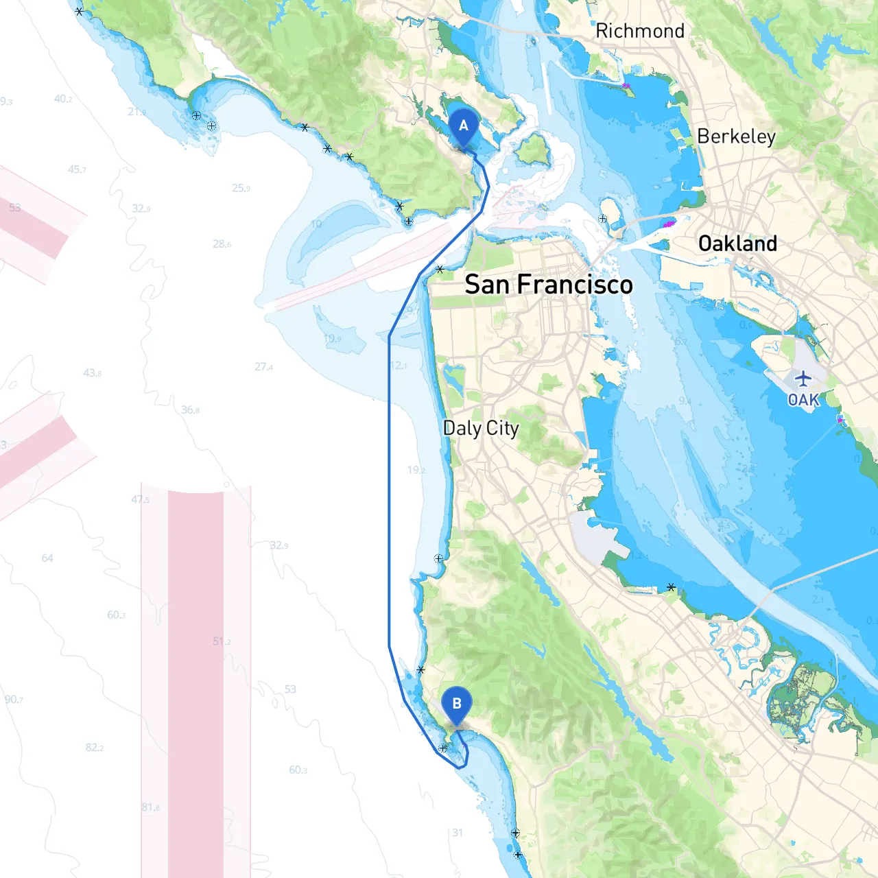 Sausalito to Half Moon Bay