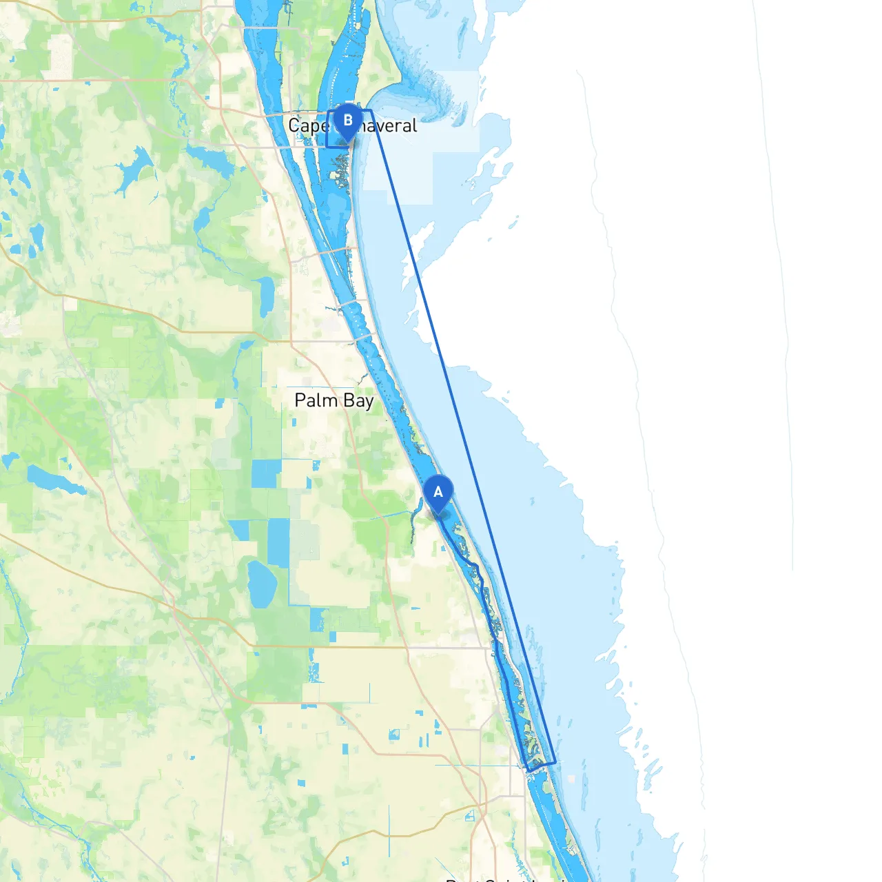 Sebastian to Cocoa Beach