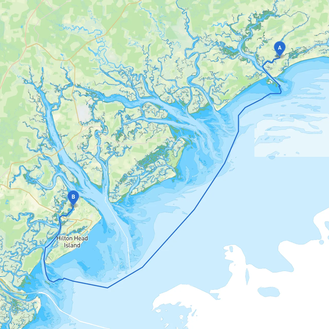 Seabrook Island to Hilton Head