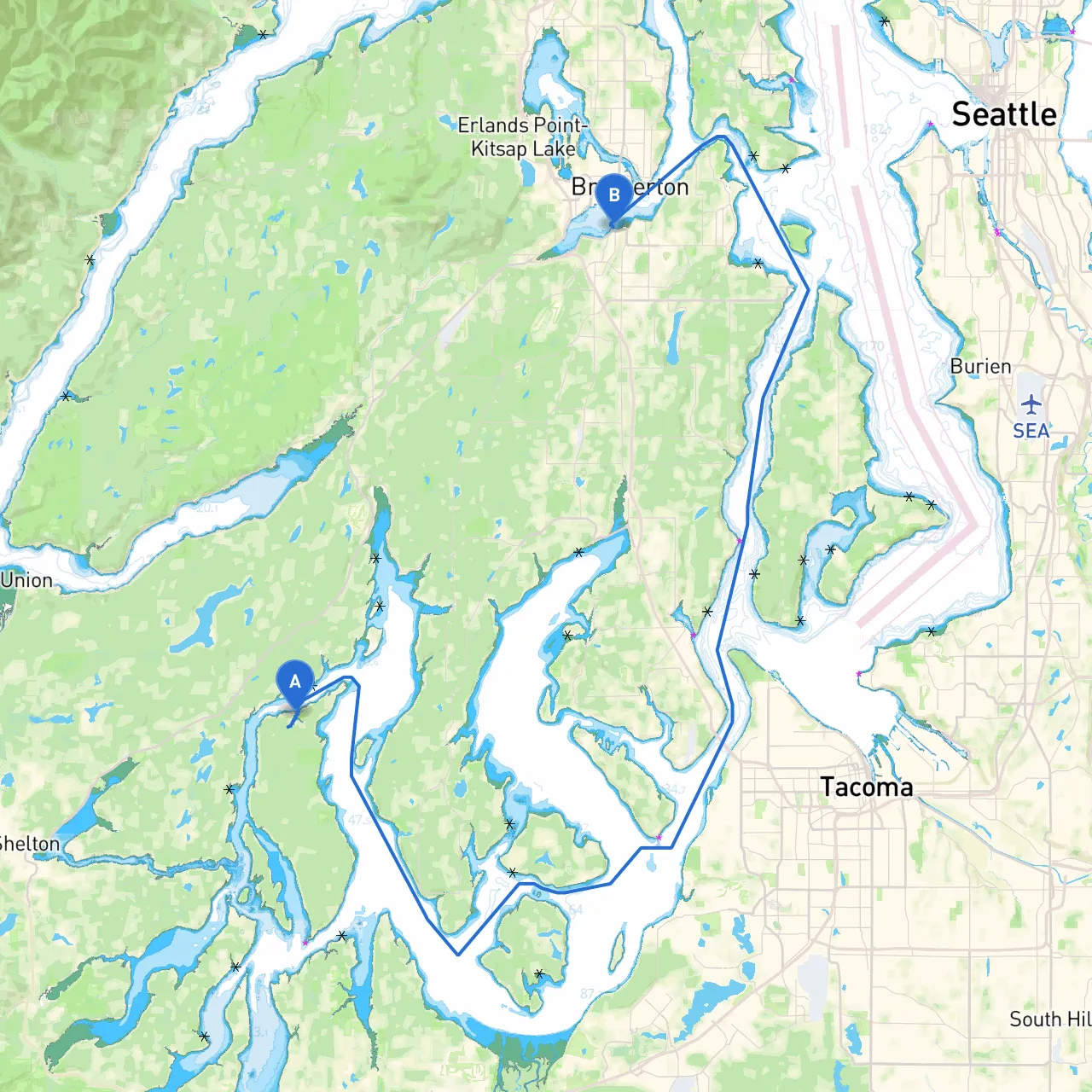 Shelton to Port Orchard