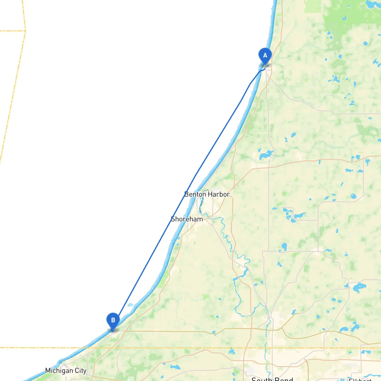 South Haven to New Buffalo