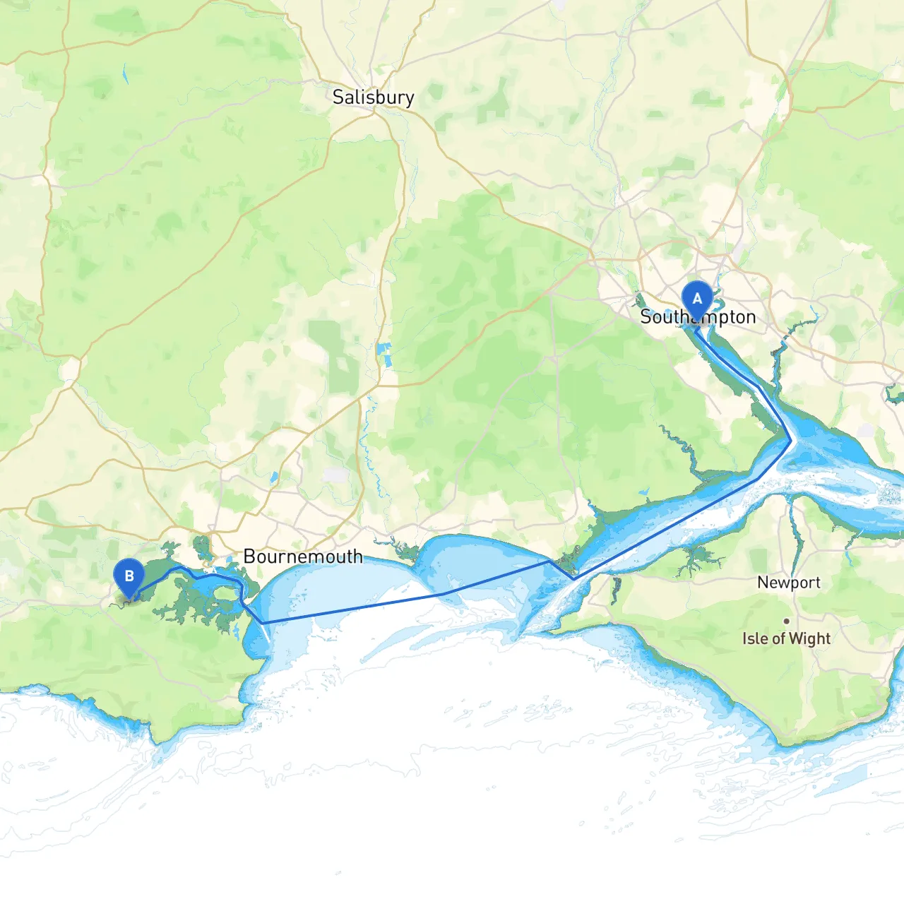 Southampton to Wareham