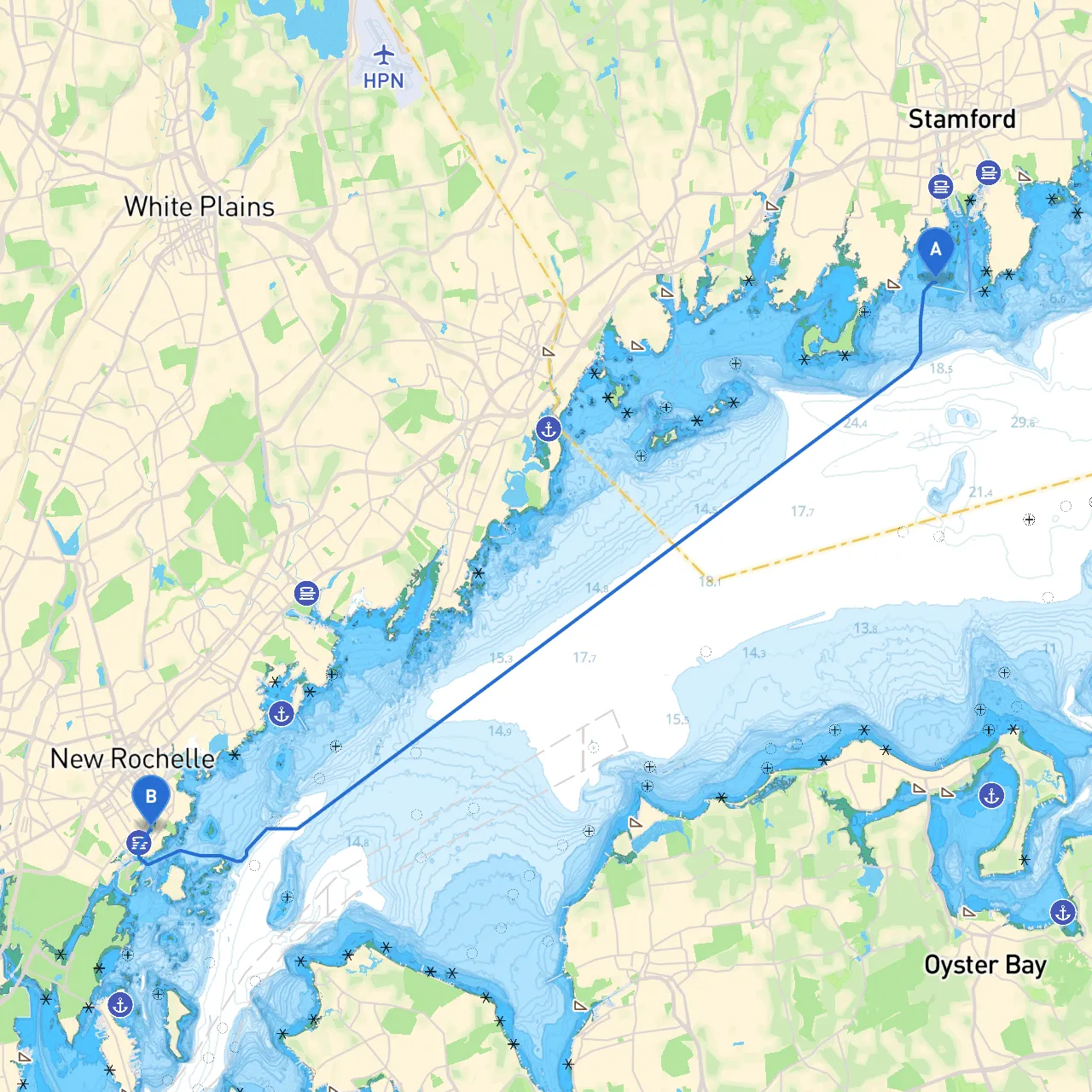 Stamford to New Rochelle