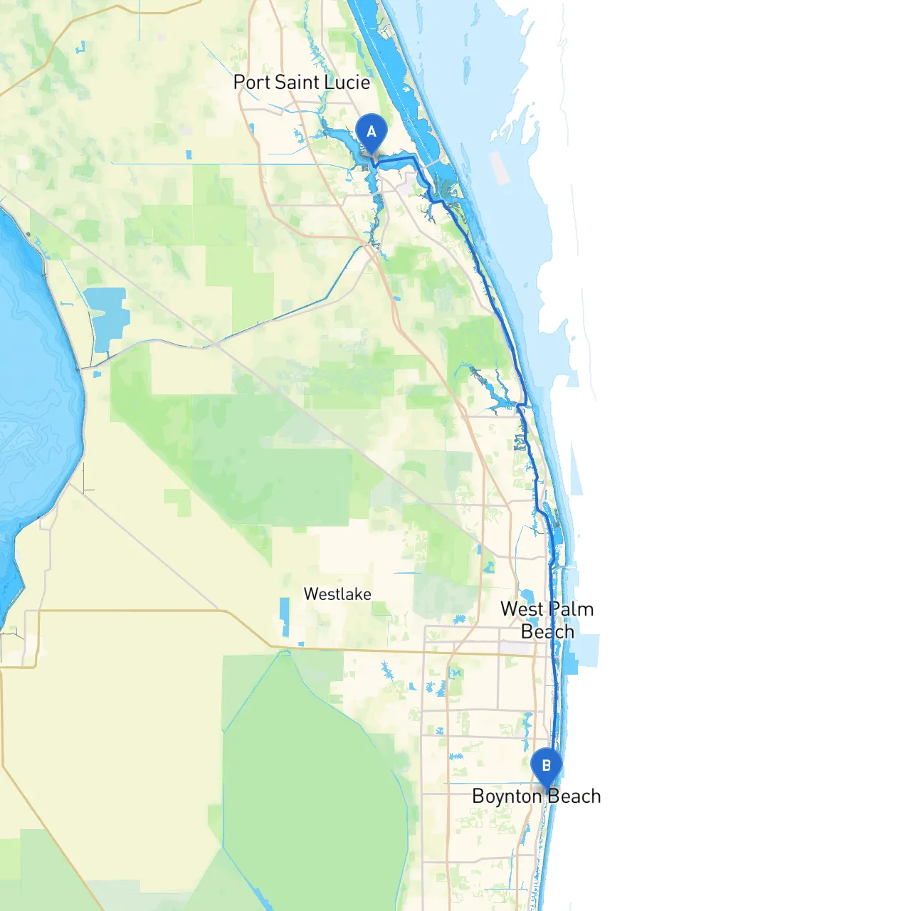 Stuart to Boynton Beach