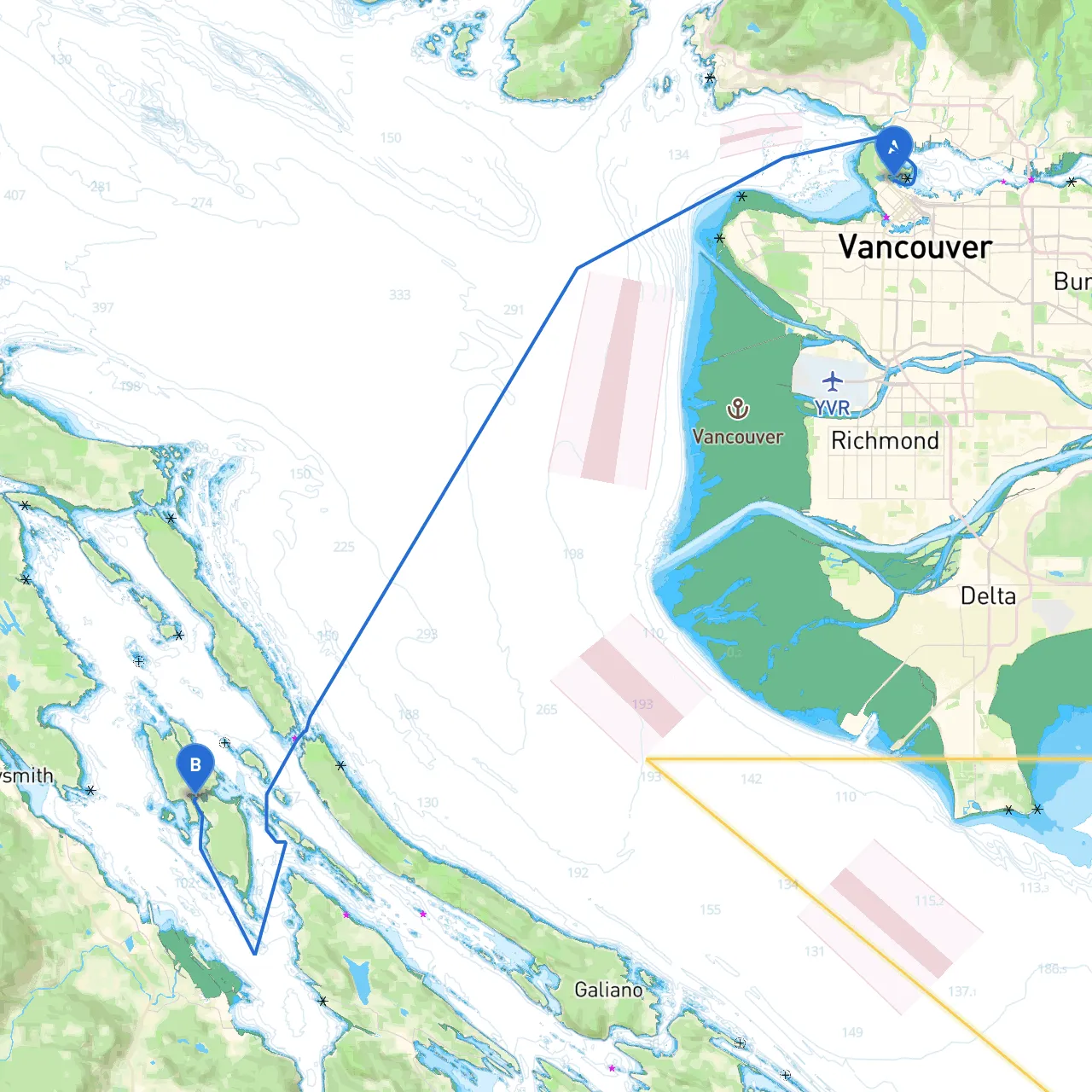 Vancouver to Thetis Island